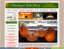 Tablet Screenshot of himalayansaltshop.com